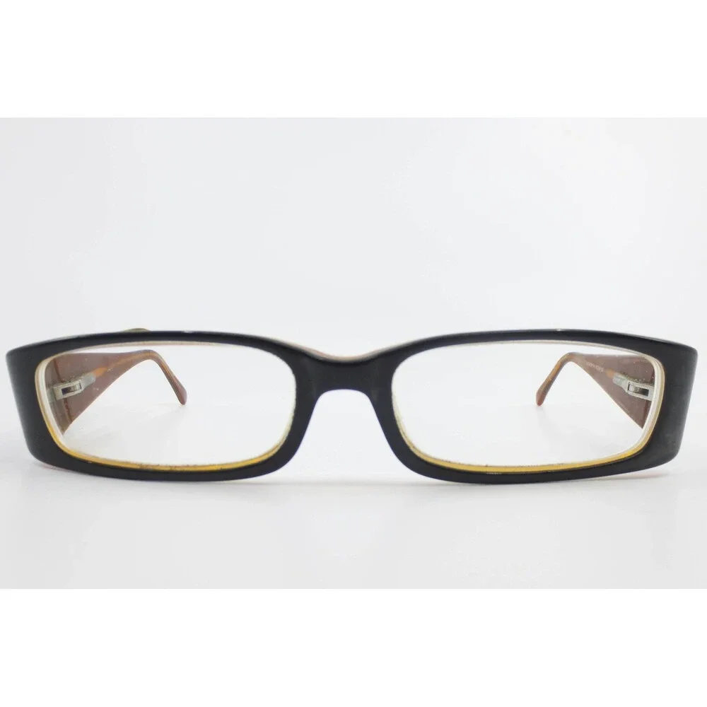 Blossom BK Black Rectangular Eyeglass Frames 50-16-130 Modern Minimalist Eyewear